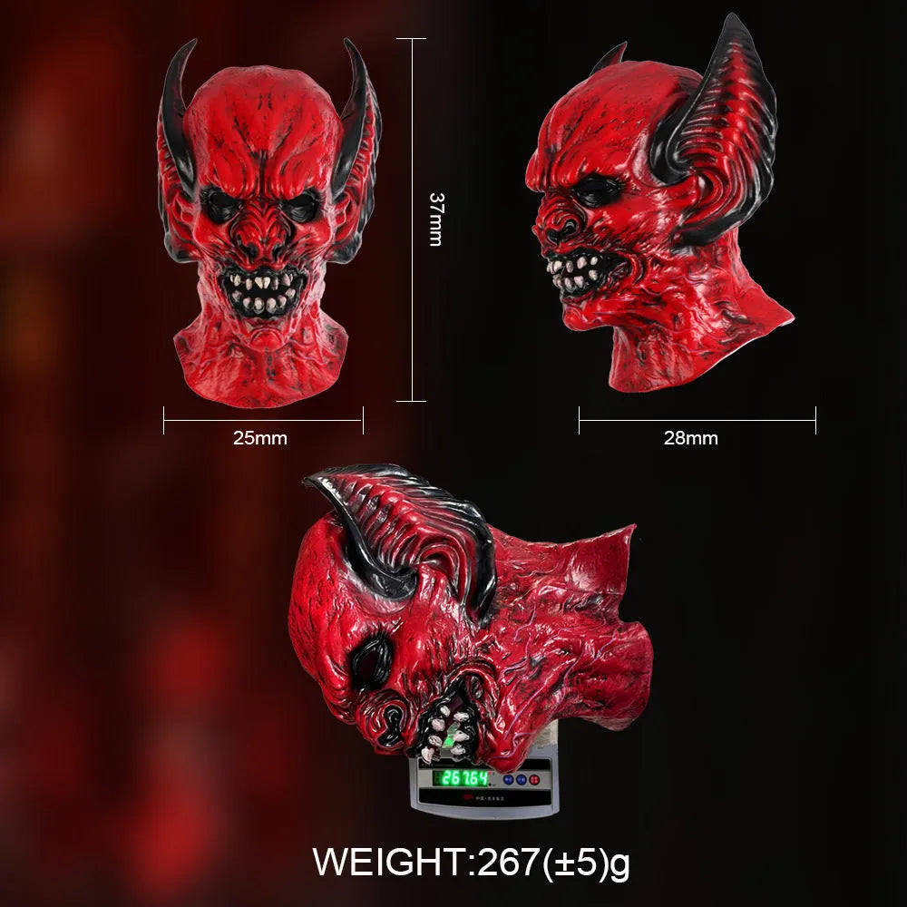 Red bat head cover Halloween costume mask made from RP foam for Christmas Easter Carnival events