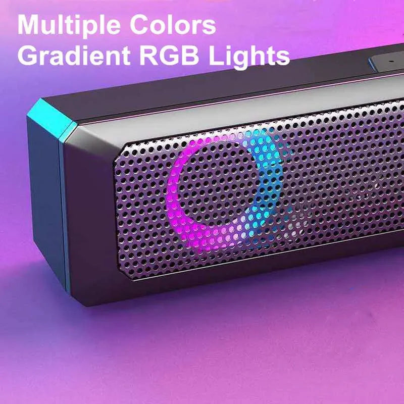 Wired Sound Blaster Bluetooth speaker with USB power and manual impeller control