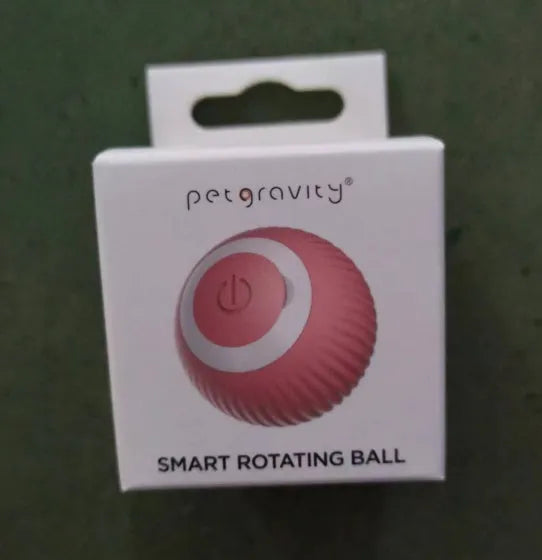 Cat Gravity 43mm intelligent rolling ball toy in plastic with bionic motion and obstacle avoidance