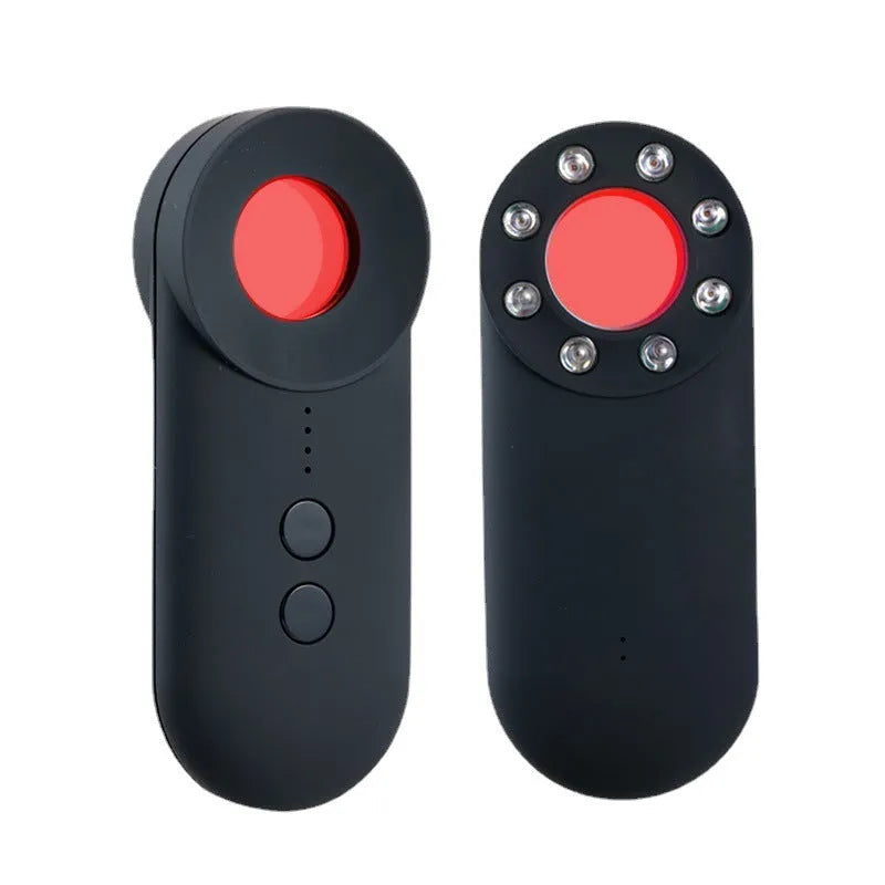 Black handheld GPS and wifi signal detector with micro-USB port on a compact ABS plastic body.