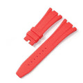 27mm silicone watch strap in black for AP Royal Oak Offshore 15703 series, no buckle