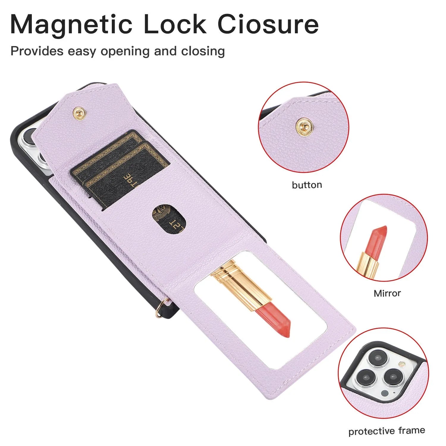 TPU leather back cover phone case for iPhone in an inclined straddle design, shown in a solid colour.