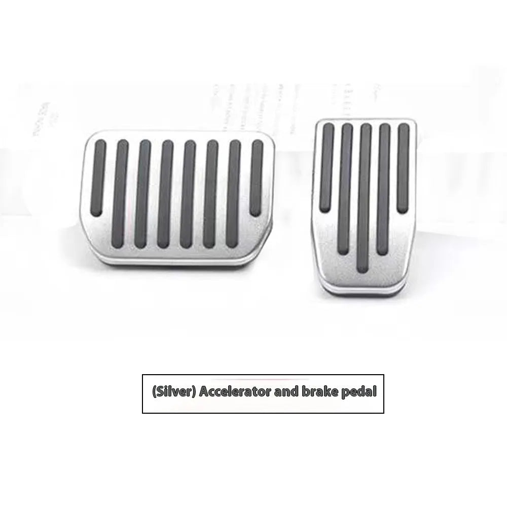 Tesla Model 3 Y aluminium alloy anti-skid accelerator and brake pedal set in black