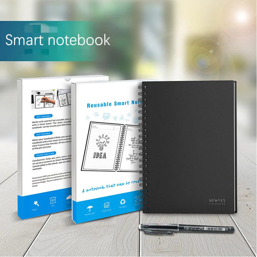 Business Intelligence Notebook with PVC cover, 30 sheets, audio recording and scanning features, A5 B5 sizes
