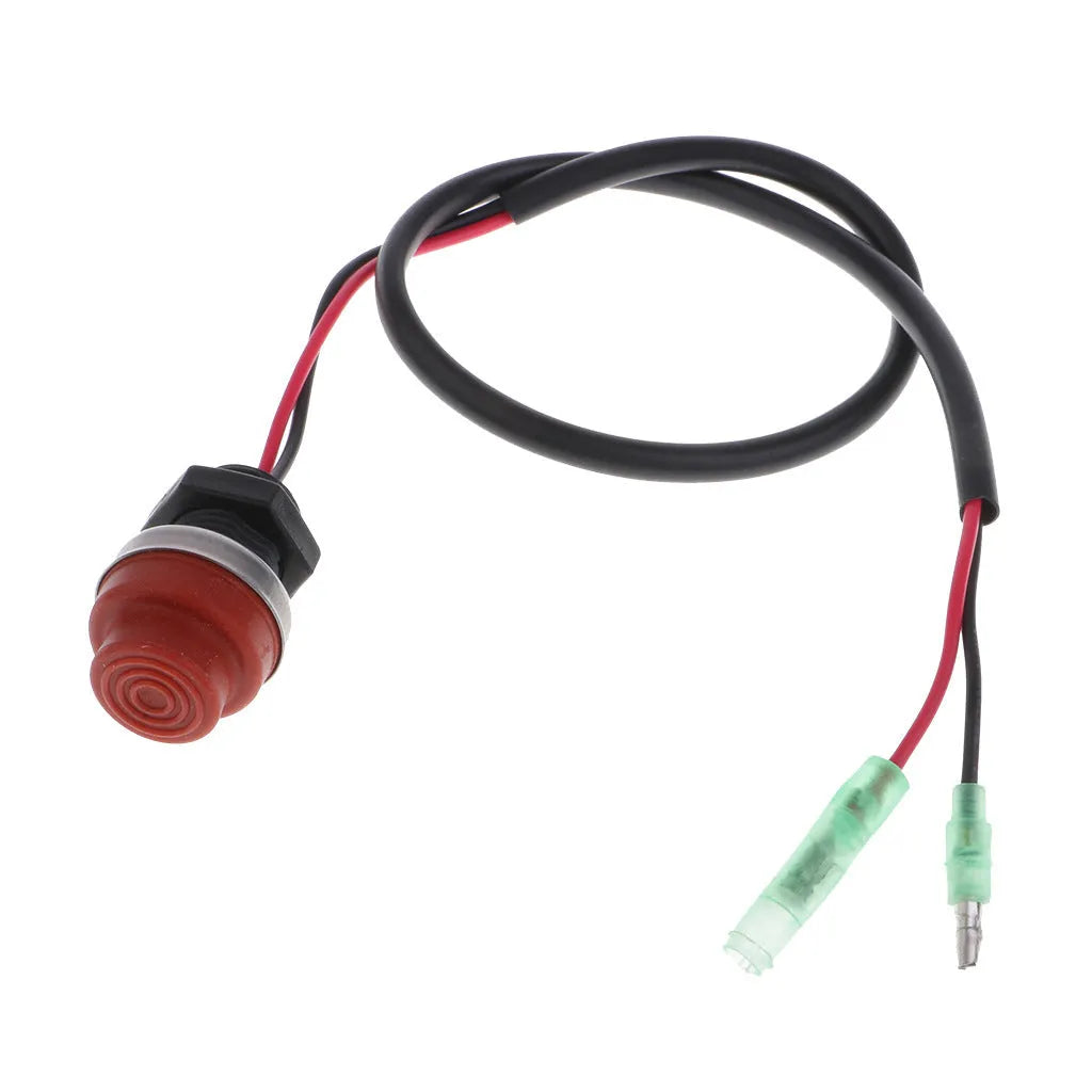 Yamaha marine engine kill switch with safety rope lanyard, hardware plastic construction.