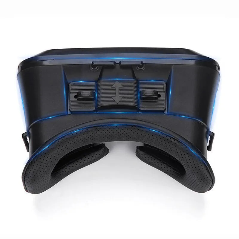 K2 Smart VR Glasses in black, head-mounted virtual reality device for smartphone 3D cinema