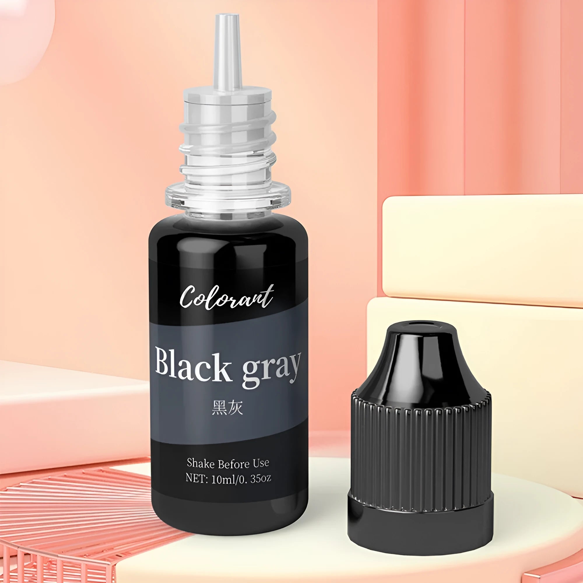 30 different coloured candle and soap dye pigment concentrate bottles with oily toner solubility