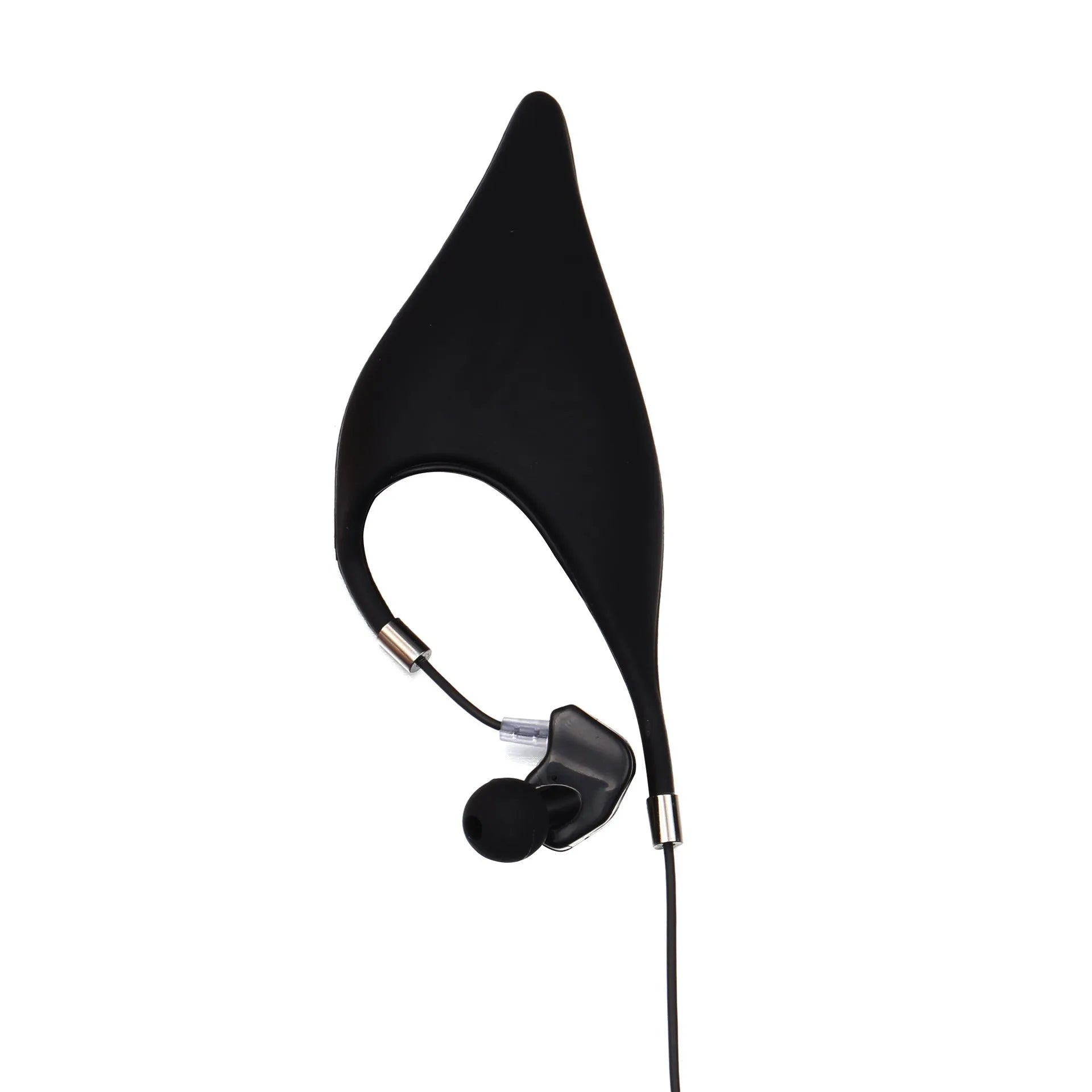 Cartoon elf ear headphones with microphone and 3.5mm cable in fantasy design