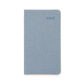 Monthly plan pocket business office notebook with paper pages and PU cover, shown in one of eight colours.