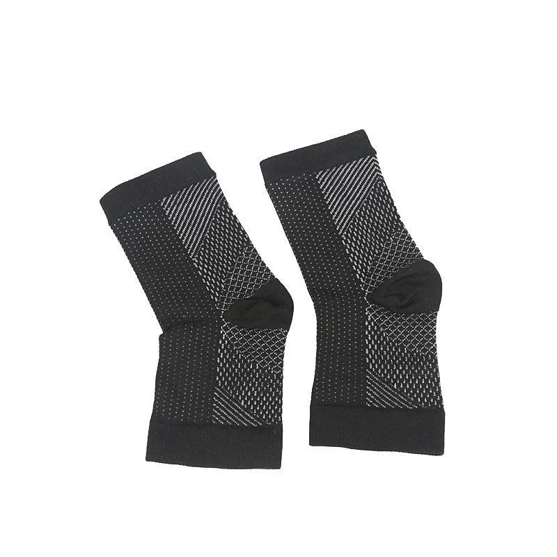 Korean-style heel invisible pressure sports foot socks in white, black, skin colour and copper.
