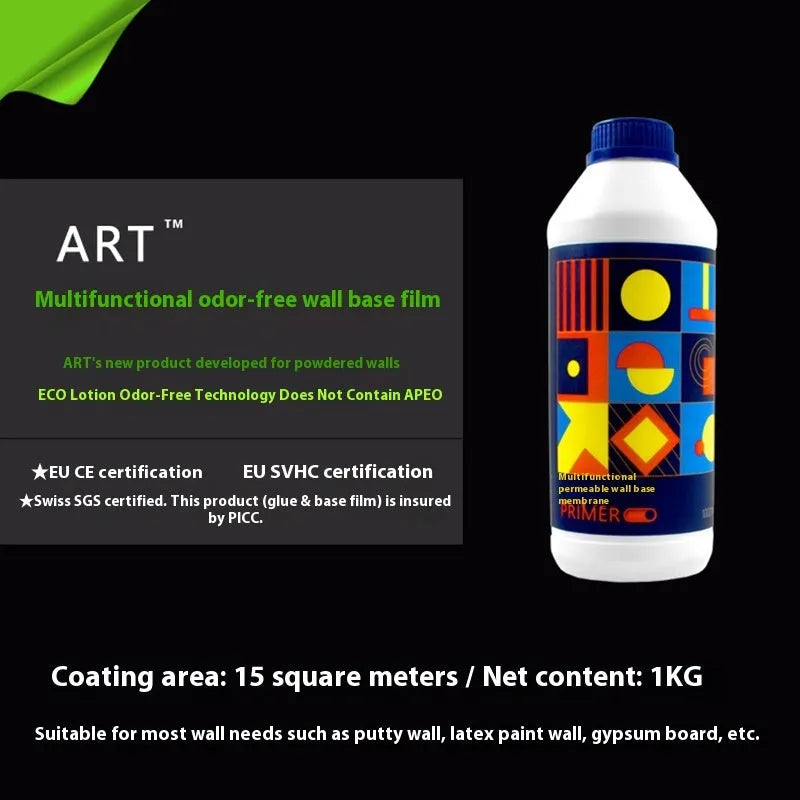 Three rolls of Glutinous Rice Glue E, a formaldehyde-free wallpaper adhesive with a clean smell
