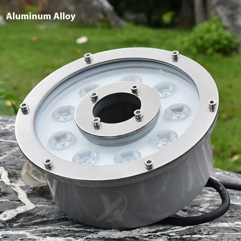 Aluminium alloy underwater garden lamp for outdoor landscape lighting