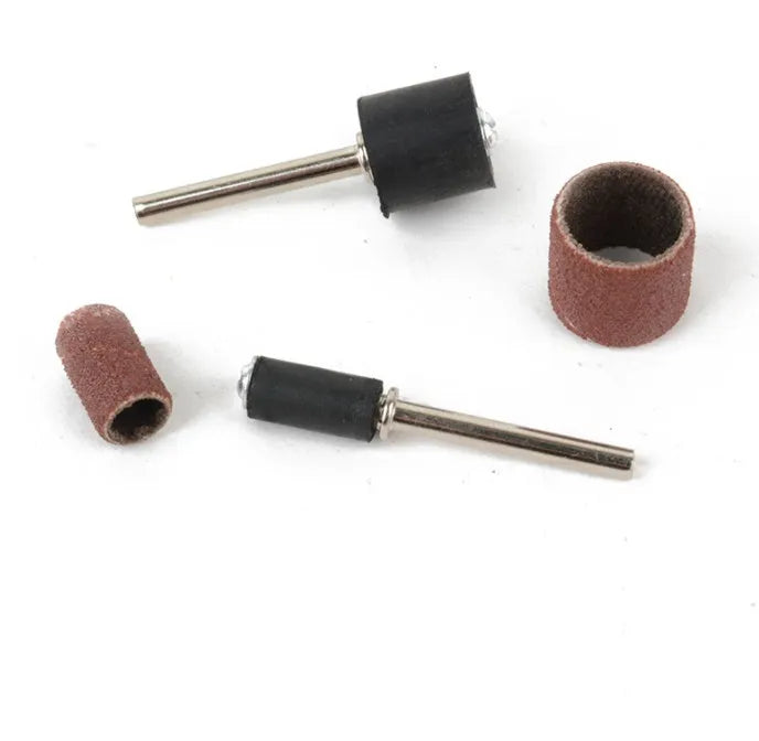 Electric grinder accessories 150-piece set with steel, copper, sand, diamond and wool materials