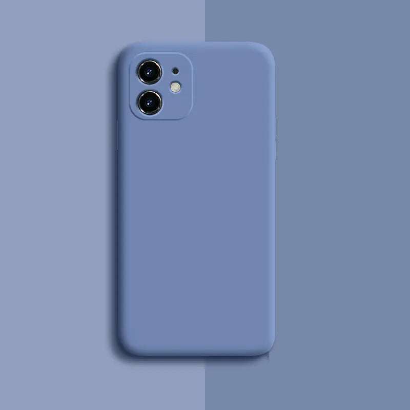 Silicone phone case for iPhone 11 Pro Max shown in a solid colour.