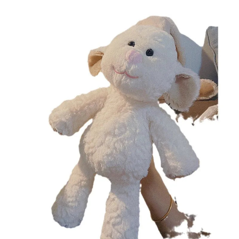 Super soft short plush animal plush doll in embossed design, 35cm full length