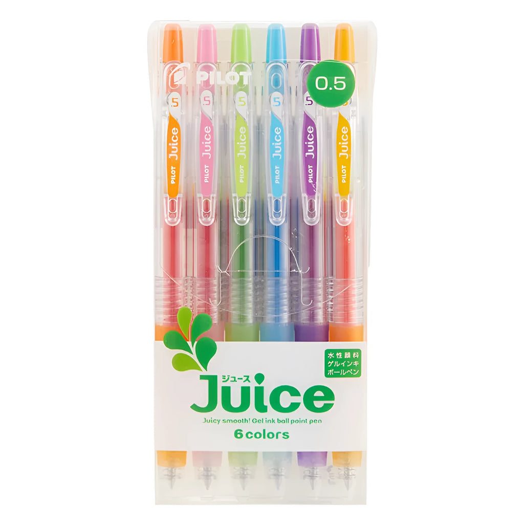 Baiguole brand gel pen with 0.5mm tip shown in metallic gold, classic blue, and soft pastel pink colour options