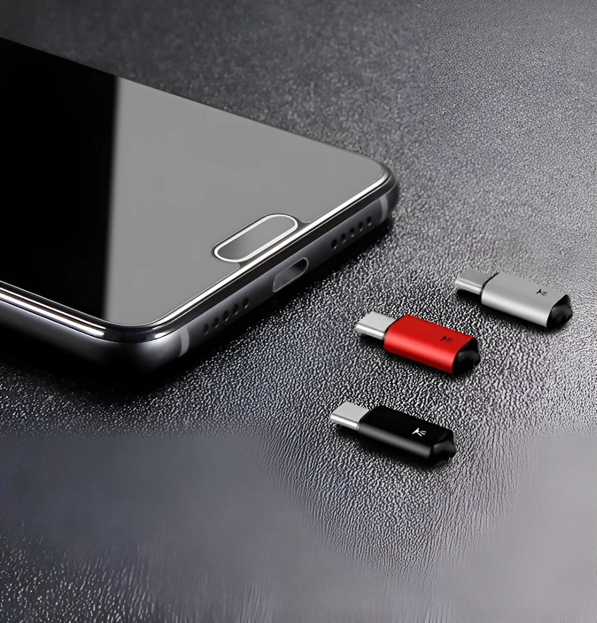Infrared phone remote connector Type C gold-plated stainless steel 6.00 x 1.40 x 0.80 cm black red silver
