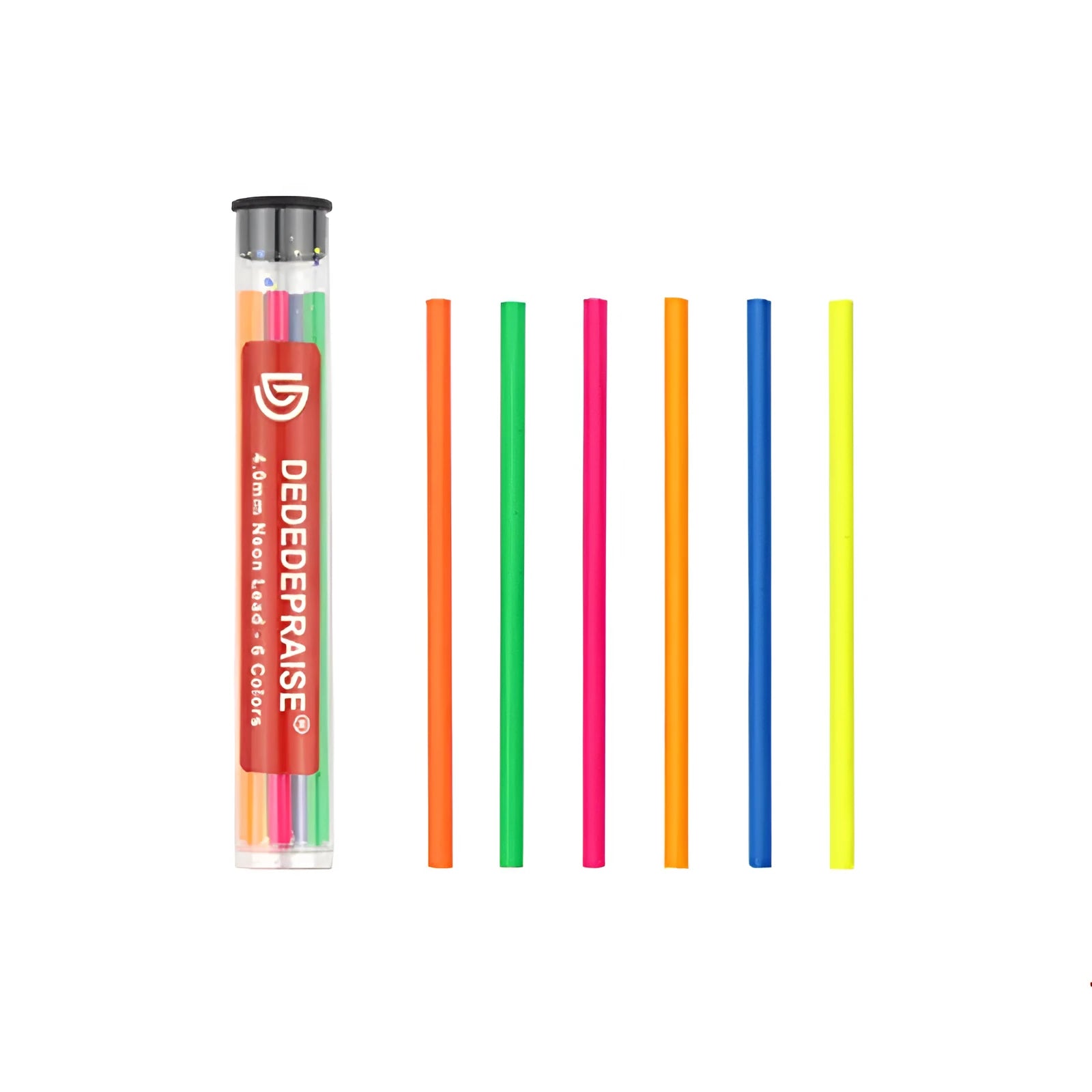 4.0mm drawing mechanical pencil with colour leads in barrel packing, plastic shell, multiple colour options