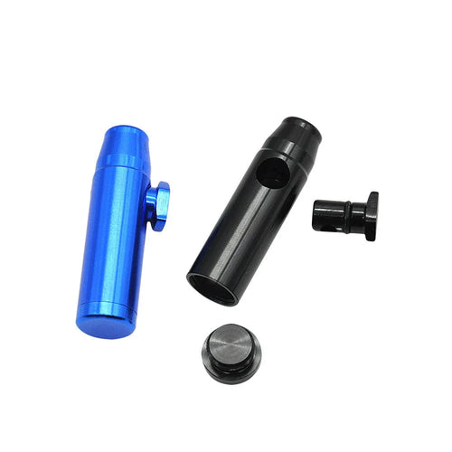 Aluminium alloy cigarette holder with flat bullet tip in seven colour options.