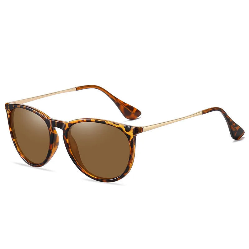 Fashion polarised sunglasses with black full frame and black gray PC lens for UV400 protection