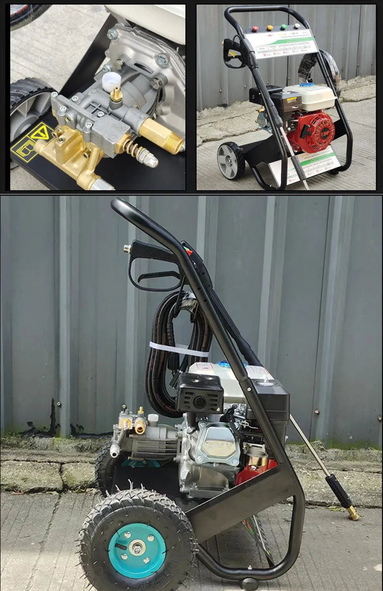 P170 cast aluminium swash plate pump cleaning machine accessory in white finish
