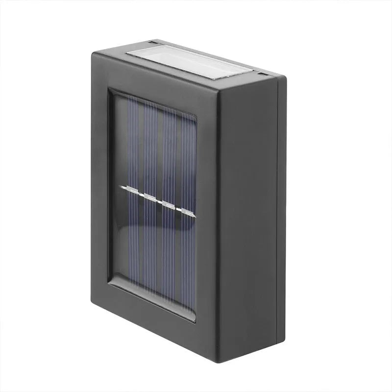 Solar garden wall light outdoor decorative courtyard lighting with solar panel