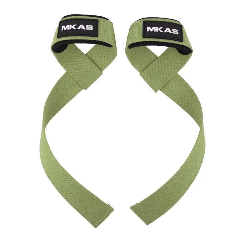 Polyester hard pull grip strap wristband for adults, one pair, in army green black blue cyan pink or red