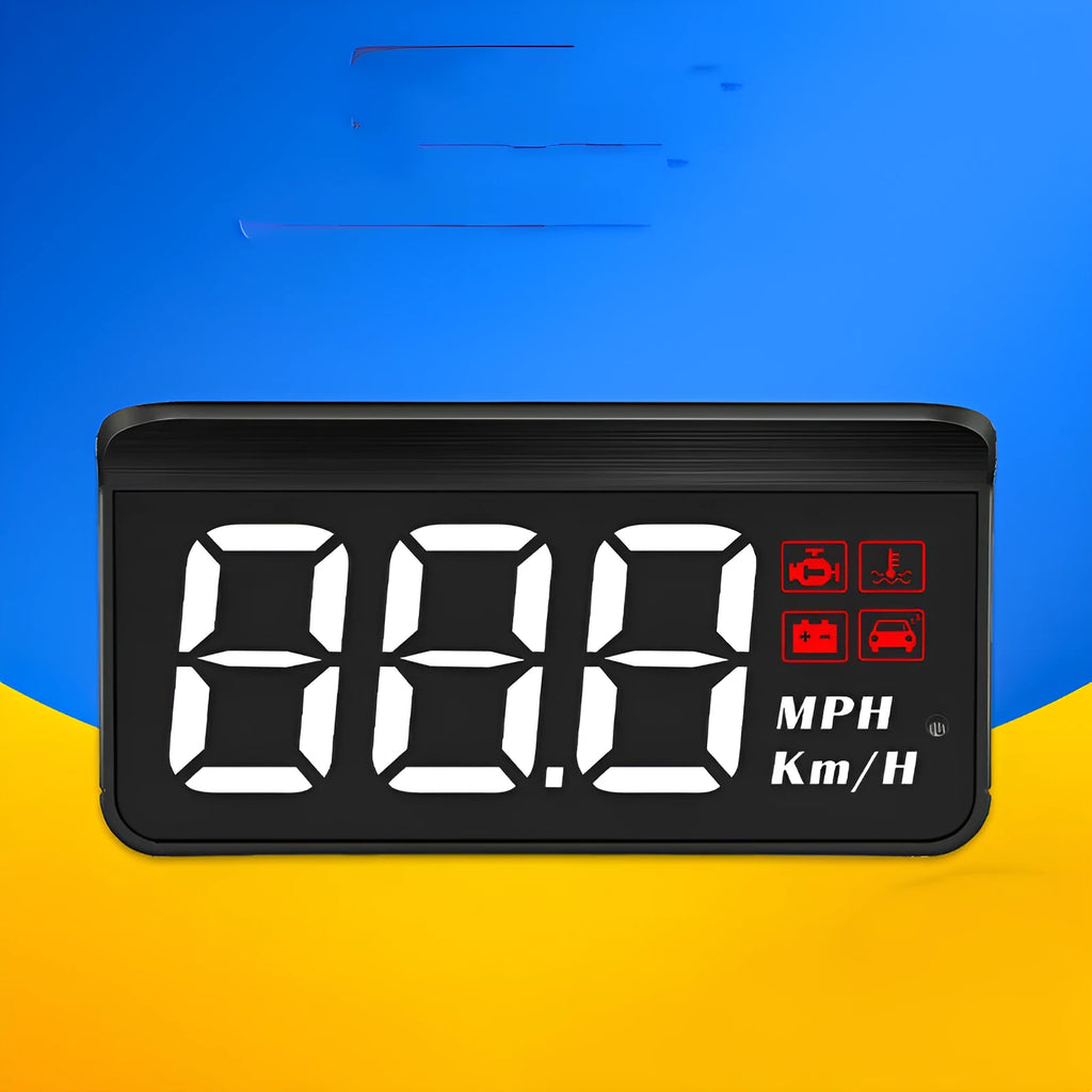 M3 head-up display HUD car modification with OBD2 LED screen 86x37mm universal fit