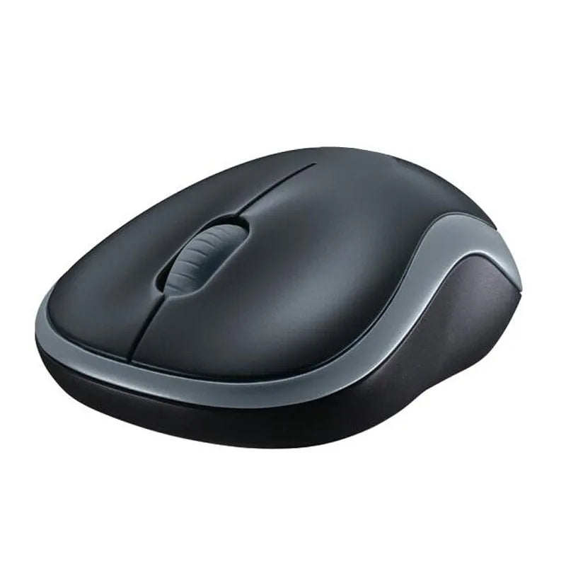 Wireless mouse 185/186 in blue colour with USB receiver, 3 buttons, 1200dpi, compact size