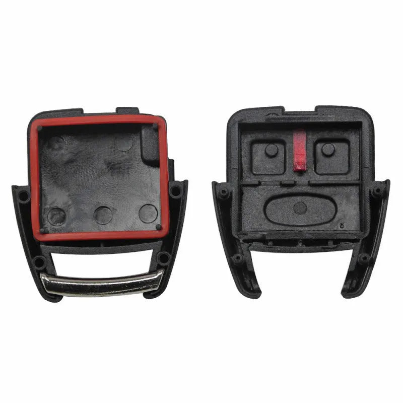 Opel three-button remote control shell in black plastic for car key fob