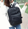 PU men's shoulder bag with soft surface, double straps, and soft handle in square vertical shape