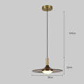 New Chinese style bar wall light made of solid walnut wood with copper finish, fish line chandelier shape.