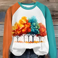 Green women's pullover hoodie with a vibrant 3D cartoon character digital print on the front.