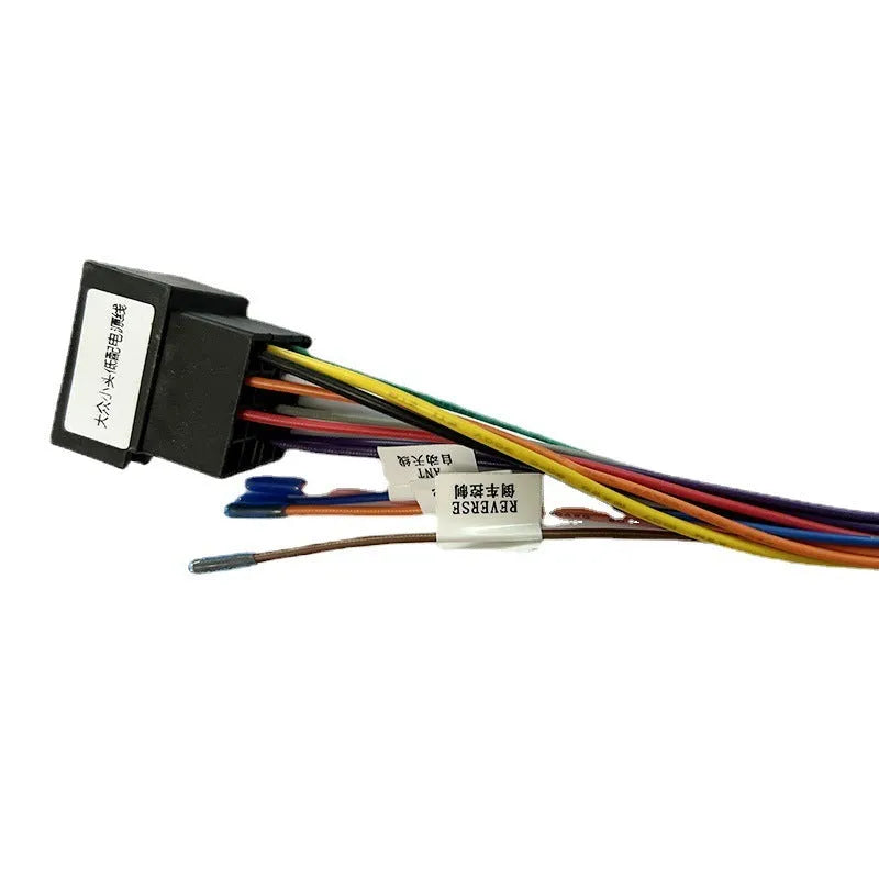 Volkswagen small head low power car wiring cable with 16-pin connector and PVC insulation