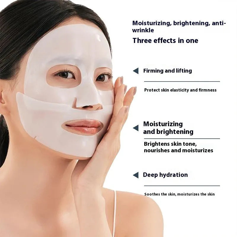 Collagen anti-wrinkle moisturising facial mask with 28ml serum for all skin types