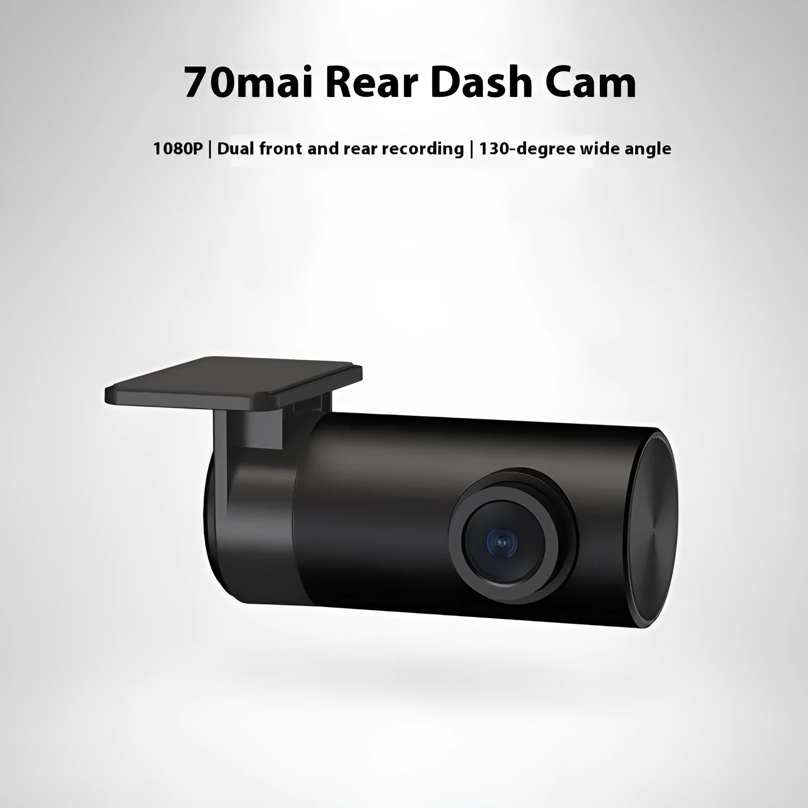 Midrive RC09 70 metre rear recording camera with compact plastic housing and mounting accessories