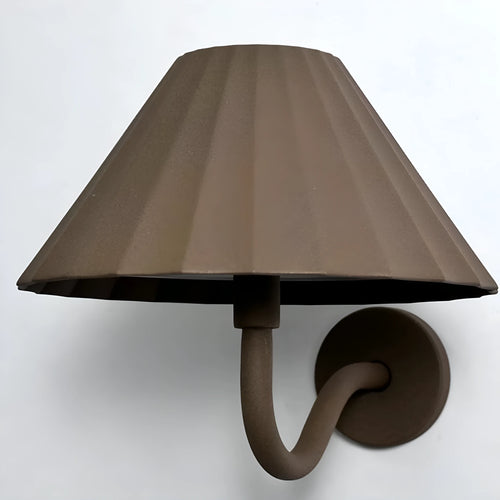 Alloy desk lamp with black finish, warm LED light, and touch dimming switch on a desk