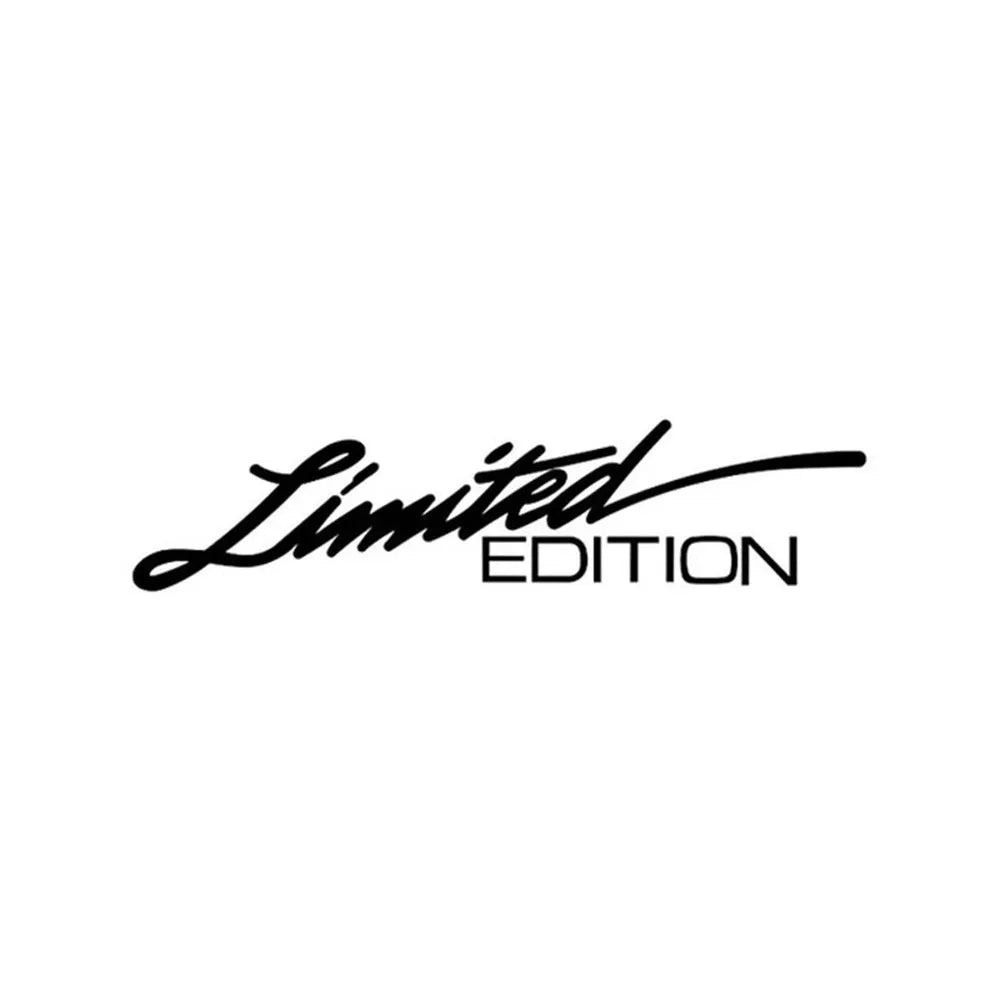 Reflective English bumper sticker with British design, shown in black, white, and colour variants.