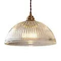 Nordic minimalist glass ceiling light 20cm diameter warm light for dining room