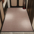 60 x 90 cm linen door mat in solid colour, available in grey, black or brown