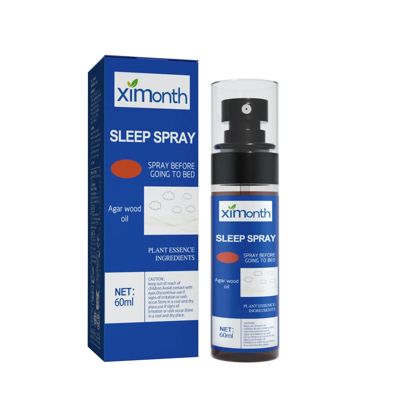 60ml lavender sleep care aromatherapy spray bottle for body stress relief and relaxation