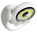 White atomic angel induction lamp with ABS plastic construction measuring 13.3×9.8×15.8cm