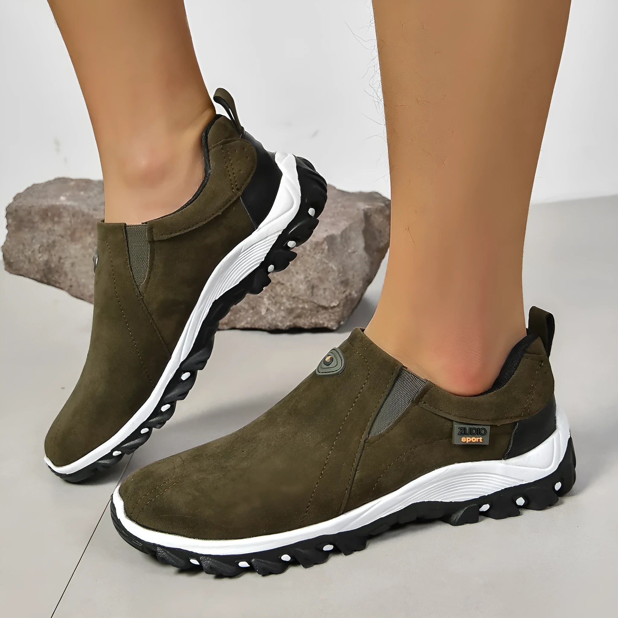 Men's round head thin overshoes in multiple colours with rubber sole and PU upper