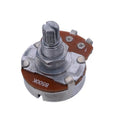 Single metal electric guitar control knob for volume or tone potentiometer replacement.