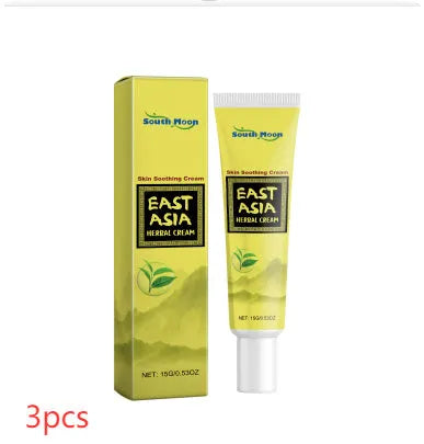 15g jar of herbal soothing moisturising cream with tea tree oil, Centella asiatica and Mint Leaf