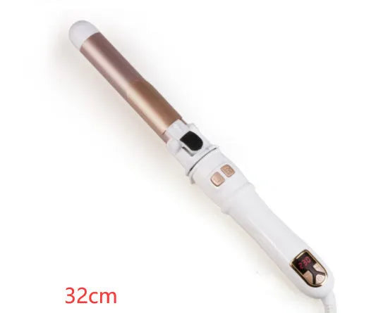 Automatic ceramic electric curling iron with LED display, 65W, 25-32cm, Black Purple or White, EU or US plug