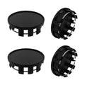 Black and silver 54mm plastic wheel cap for Japanese vehicle centre bore