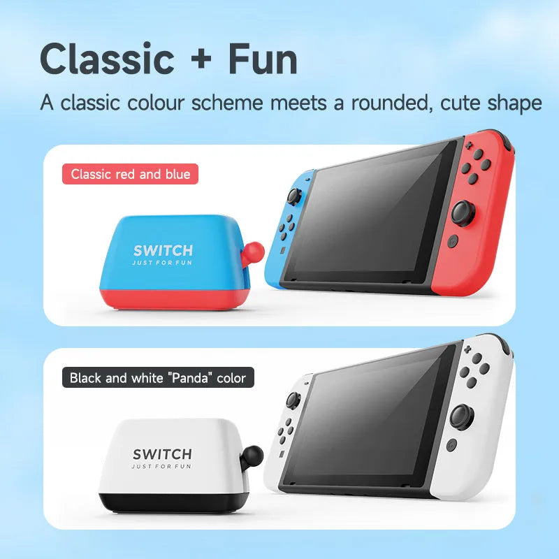 Nintendo Switch game card protection storage box in green colour with non-slip silica gel base
