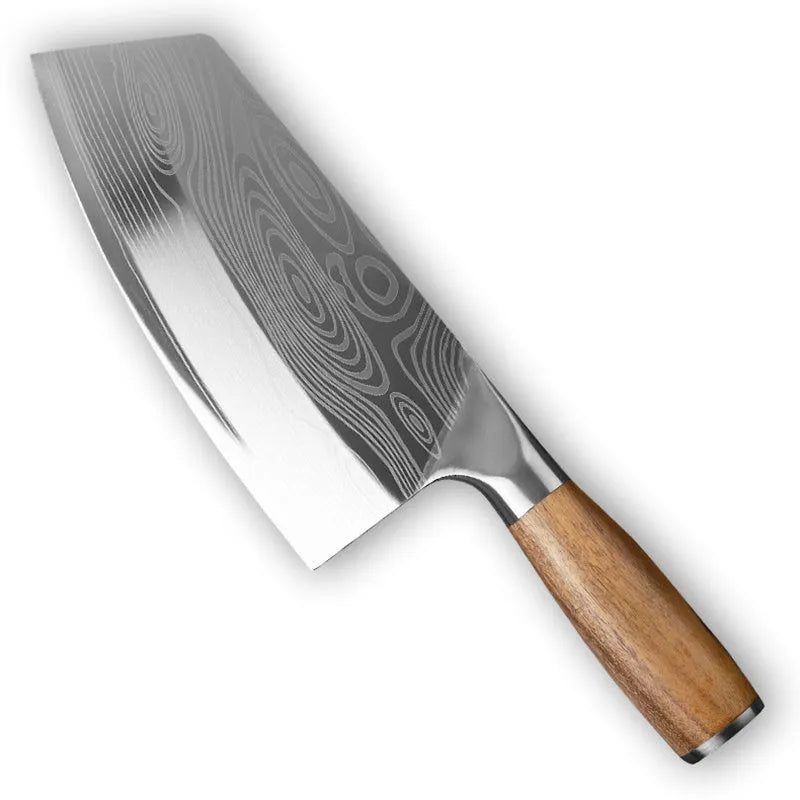 Stainless steel kitchen knife with a 320mm blade, shown in the product colour.