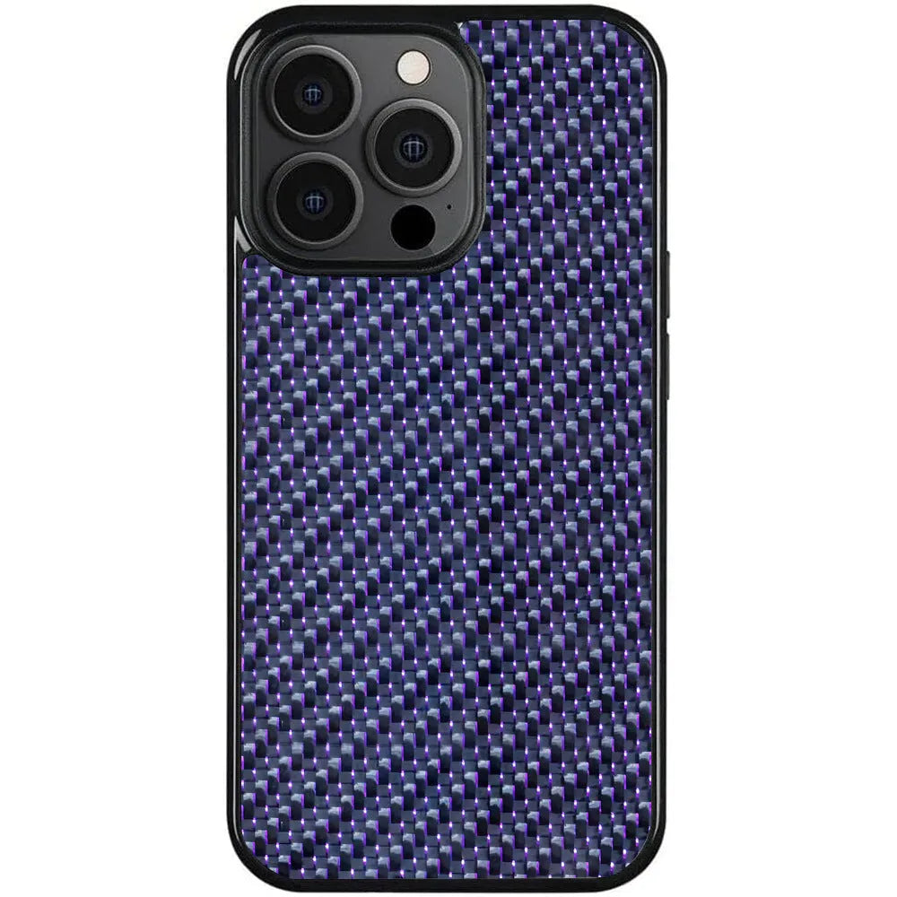Carbon fibre 3K twill phone case with magnetic suction, shockproof, fits iPhone 15 Pro Max